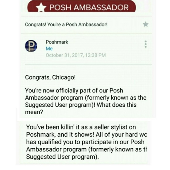 💥CONGRATS🎉 POSH AMBASSADOR 💥#millionairemindset - Picture 5 of 6